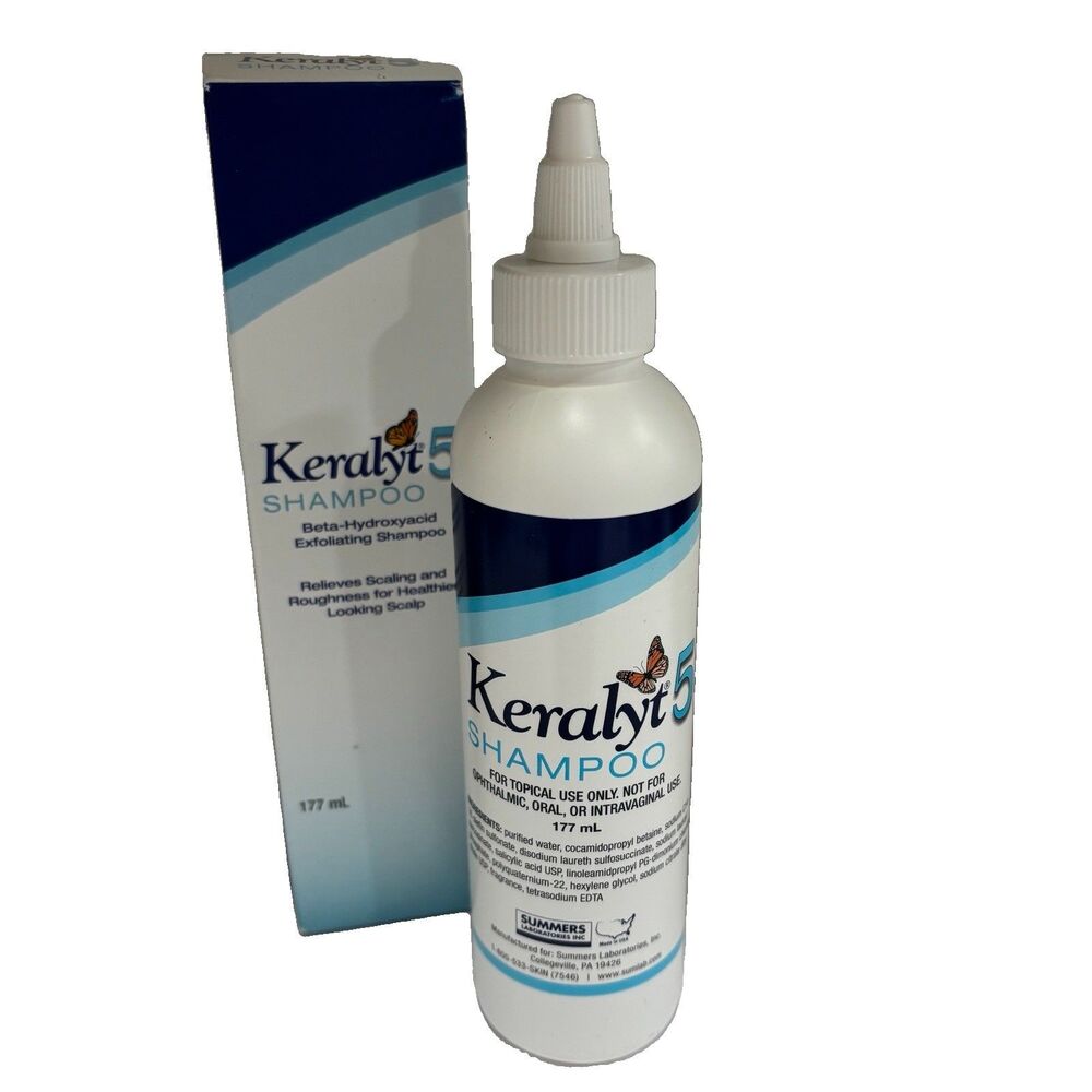 Keralyt 5 Anti-Dandruff Shampoo Max Strength 5% Salicylic Acid Scalp Build-Up
